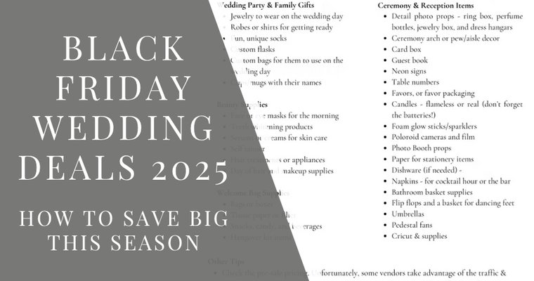 How We Saved $8,000 by Getting Married on a Friday | Wedding Budgetly